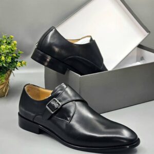 Maurizo Black with One Belt Buckle