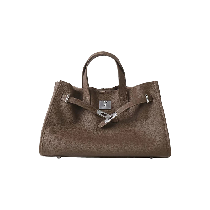 Vintage Top-Grain Leather Tote Bag