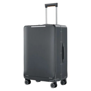 Front-Opening Aluminum Suitcase