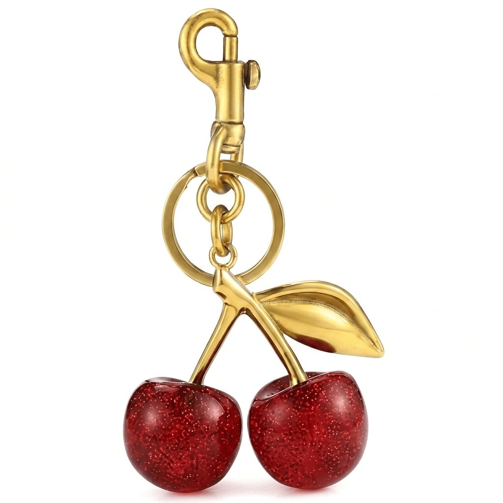 Sparkling Cherry Keychain - Image 3
