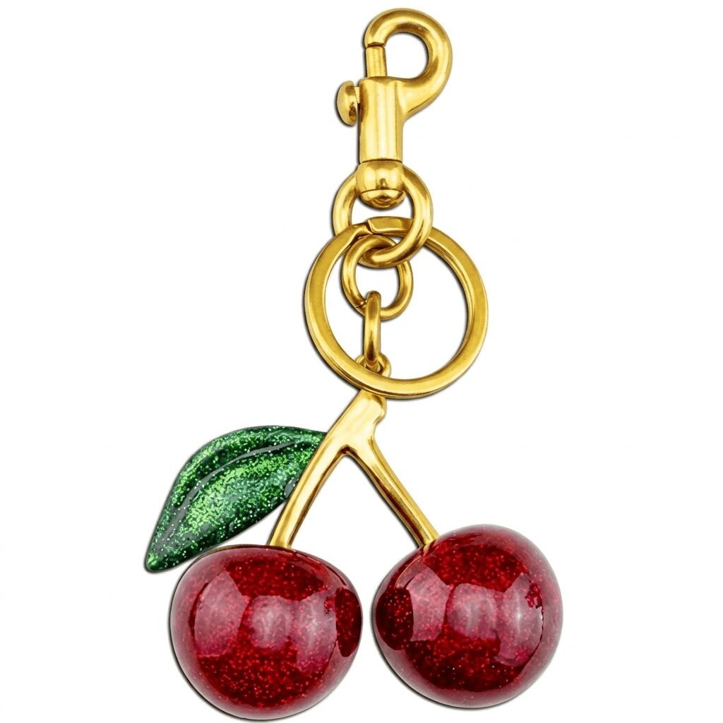 Sparkling Cherry Keychain - Image 2