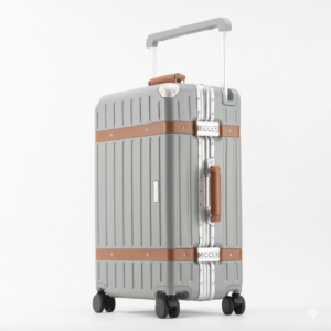 Vintage-Style Trunk Spinner Luggage