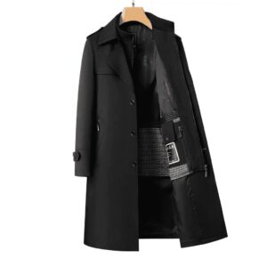 Refined Luxury Trench Coat – Slim Fit
