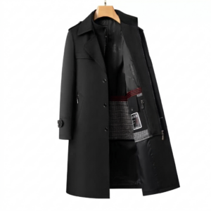 Refined Luxury Trench Coat – Slim Fit