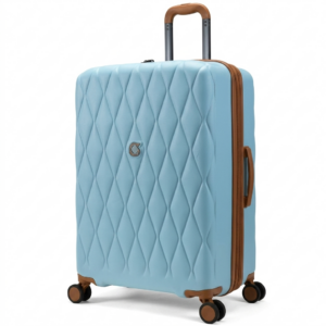 Diamond-Quilted Hardshell Spinner Suitcase
