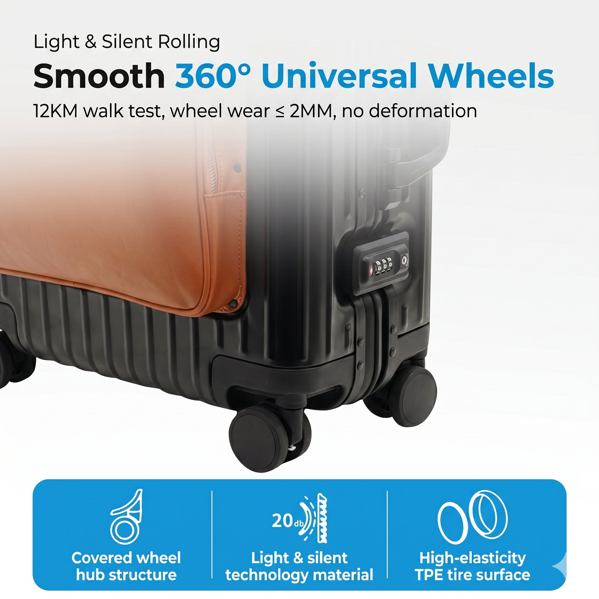 Luxury Aluminum Alloy Trolley Case - Image 3
