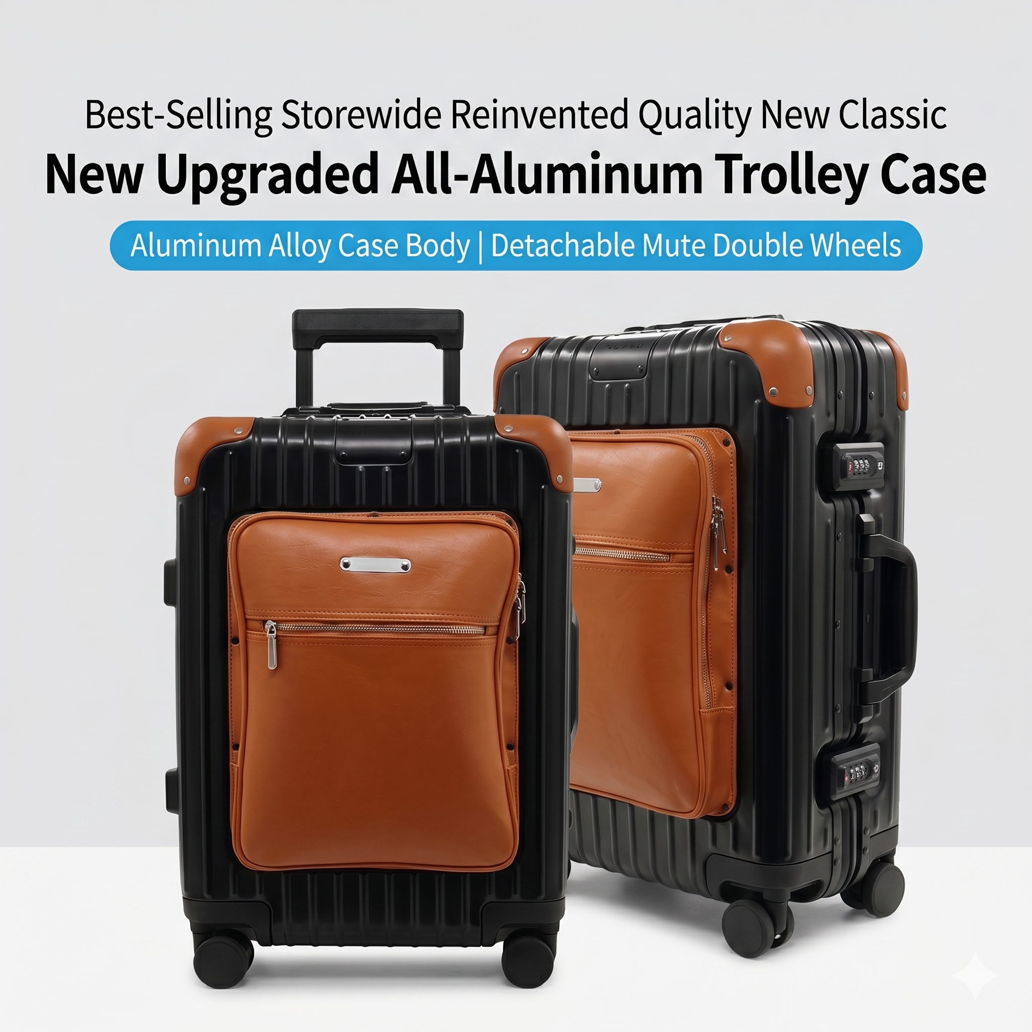 Luxury Aluminum Alloy Trolley Case - Image 4